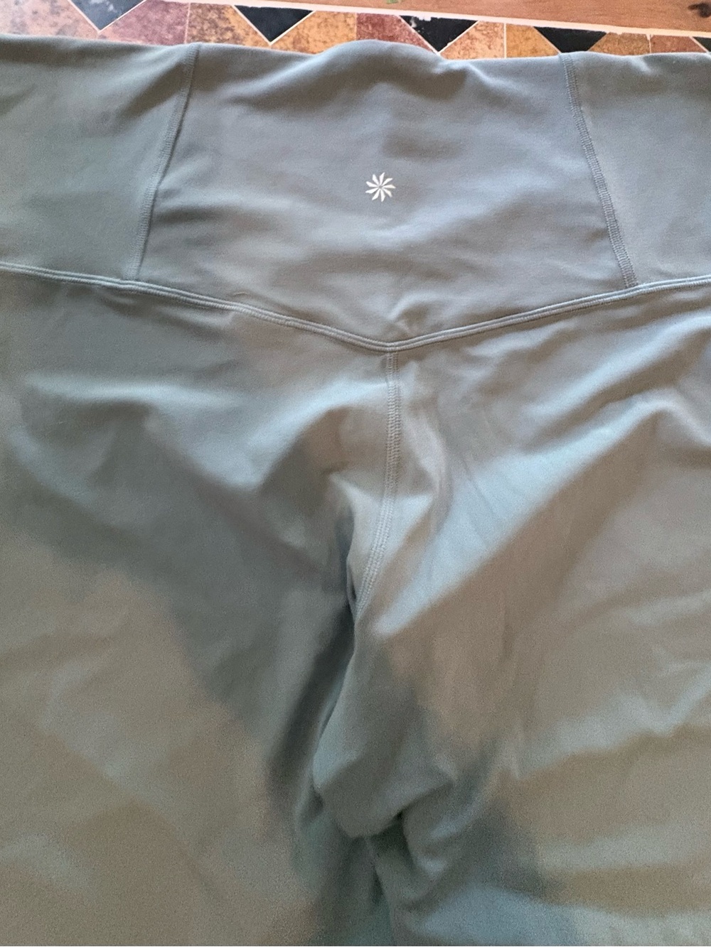 NWT Athleta Ultra High Rise Elation 7/8 Leggings 2X Sage Green - Picture 6 of 9